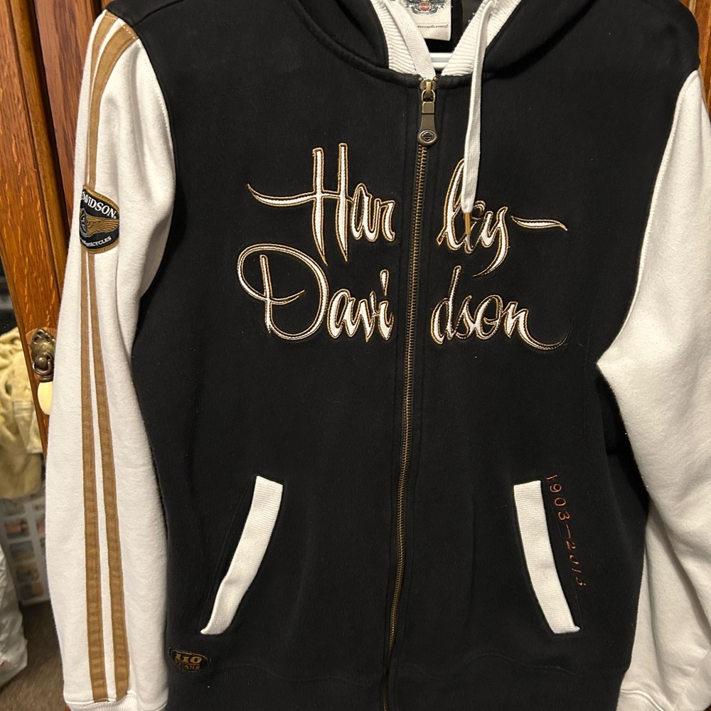 Harley-Davidson Black and White Anniversary Hoodie